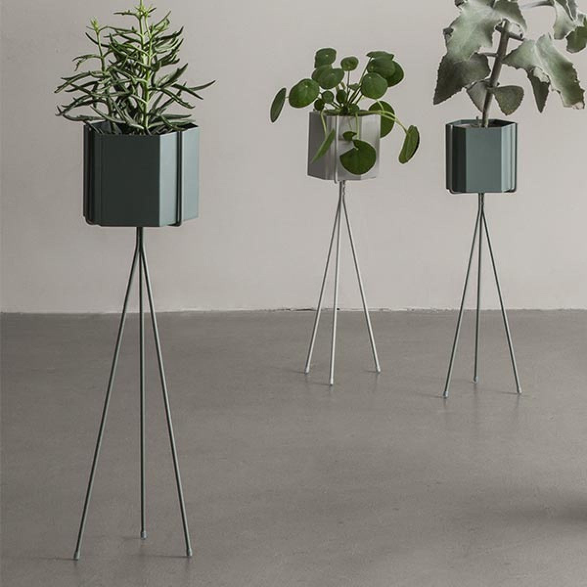 Plant Stand - Dusty Green - Low, HOME DECOR, FERM, - Fabrica
