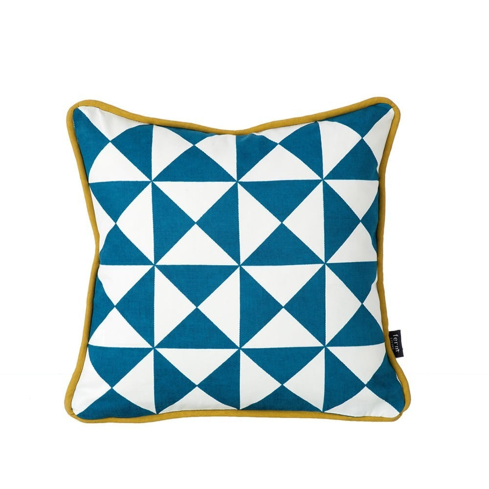 Little Geometry Cushion - Blue, HOME DECOR, FERM, - Fabrica