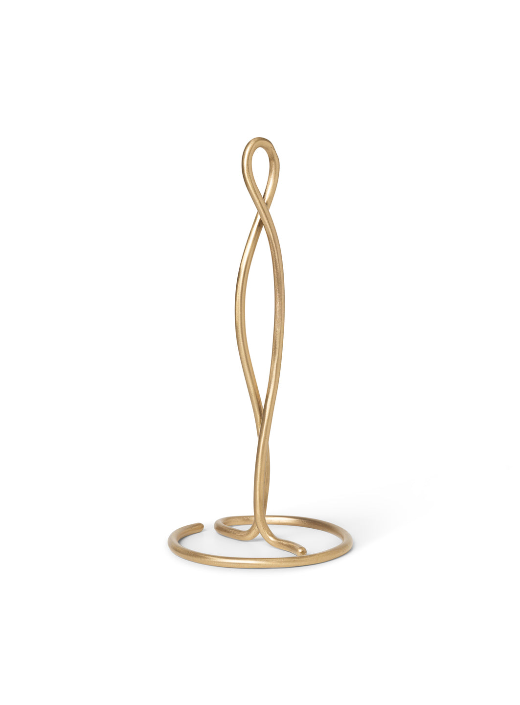 CURVATURE PAPER TOWEL HOLDER-BRASS