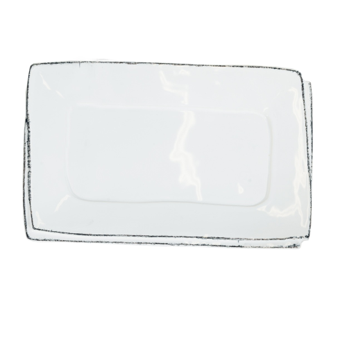 PLATTER-LASTRA RECTANGULAR SMALL-WHITE