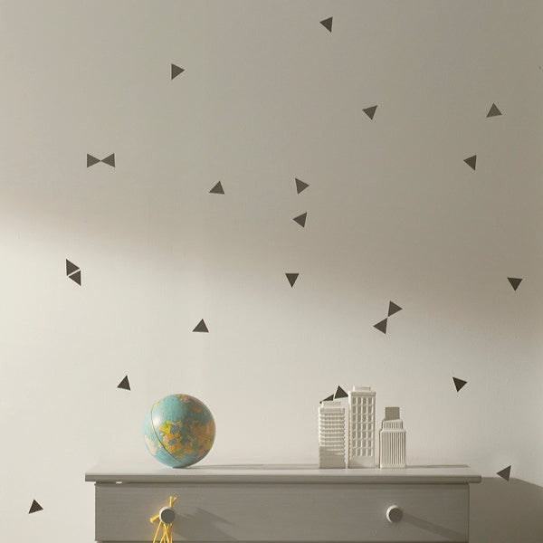 Mini Triangles Wallsticker - Black, HOME DECOR, FERM, - Fabrica