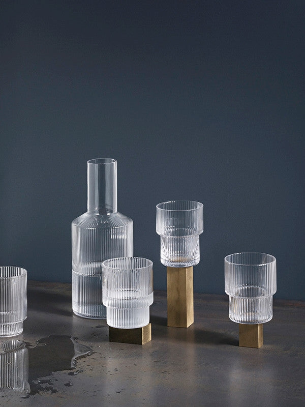 Ripple Glass (set of 4), KITCHENWARE, FERM, - Fabrica