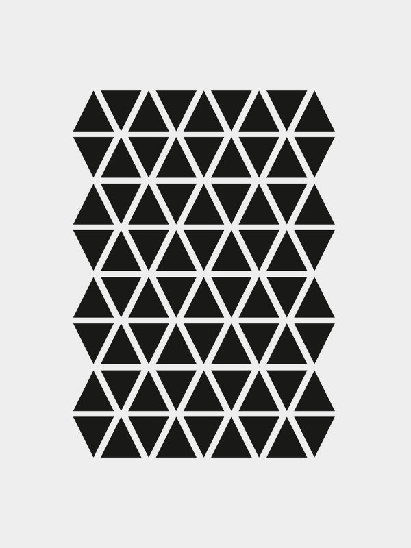 Mini Triangles Wallsticker - Black, HOME DECOR, FERM, - Fabrica