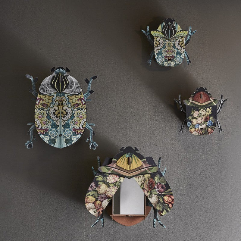 Decorative Beetle Medium With Mirror - Keith, HOME DECOR, MIHO UNEXPECTED, - Fabrica