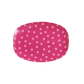 MELAMINE RECTANGULAR PLATE WITH SOFT PINK DOT PRINT-SMALL
