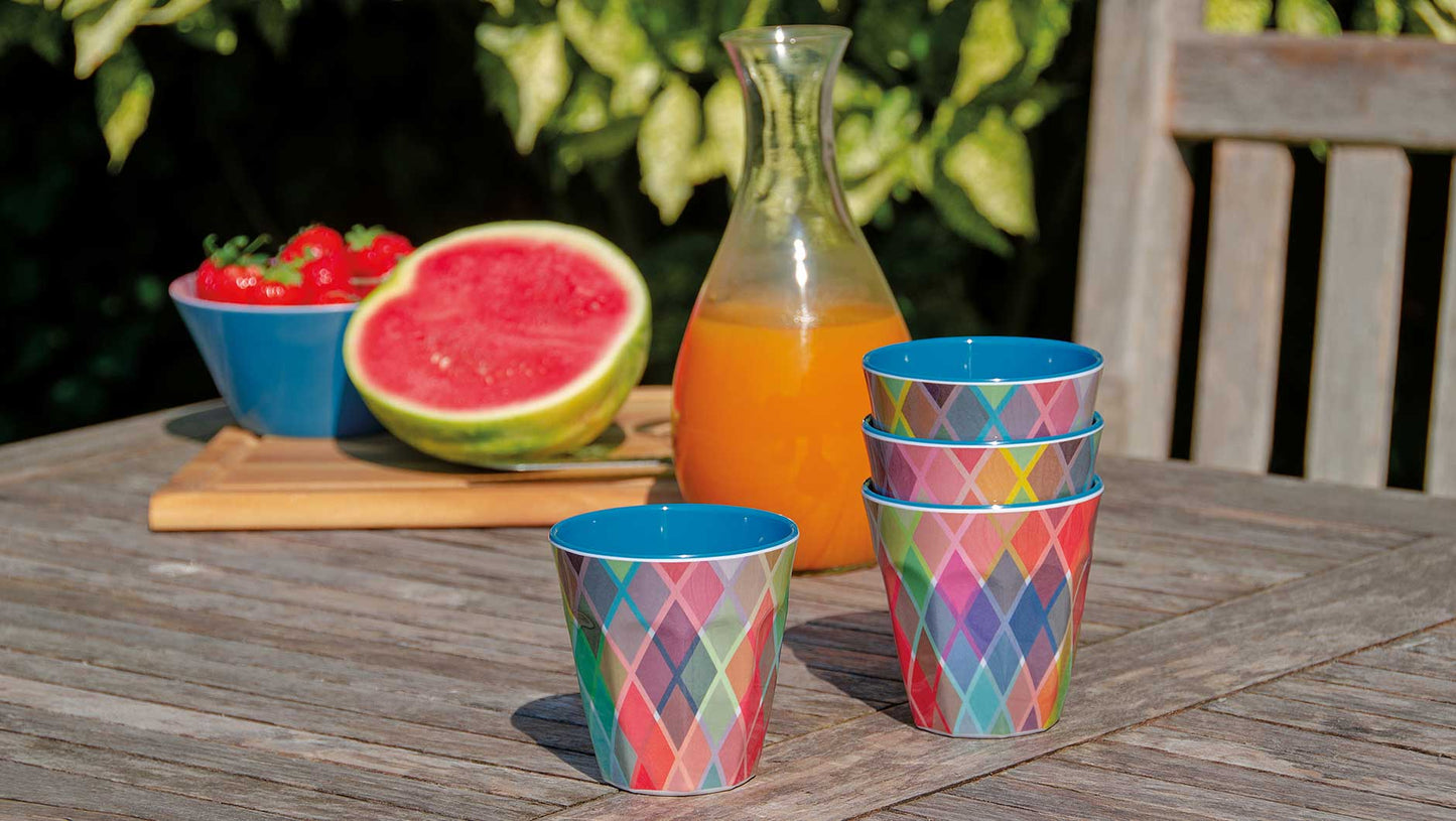 Melamine Cups "Etienne" (set of 4), KITCHENWARE, REMEMBER®, - Fabrica
