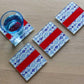GLASS COASTER FISH SET OF 4