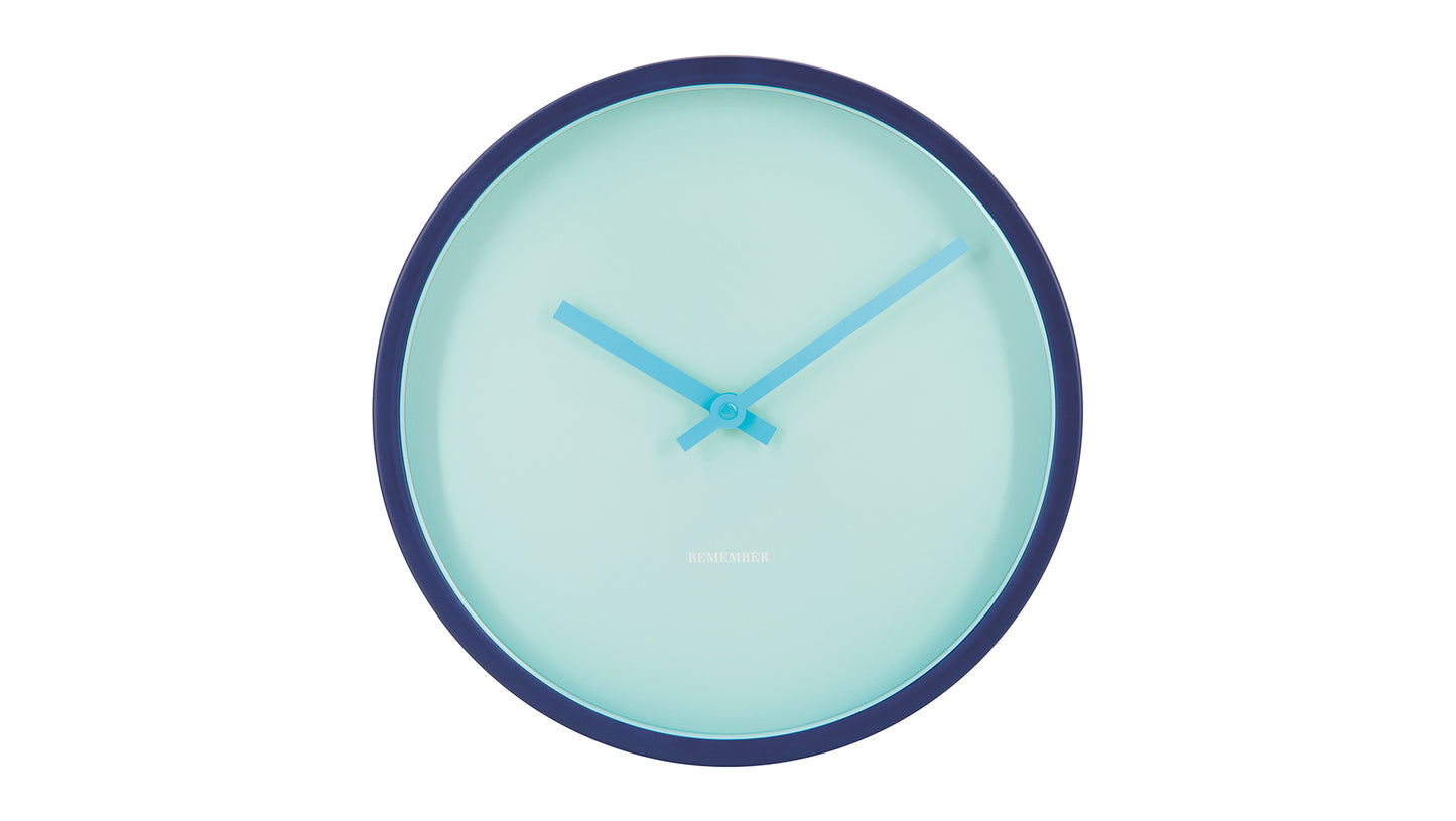 WALL CLOCK-AQUA